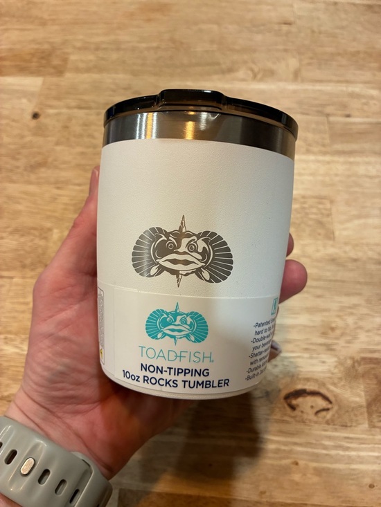 toadfish Other - Toadfish Non-Tipping 10oz Rocks Tumbler - White brand new